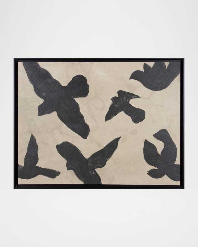 "Antique Flock II" Framed Giclee